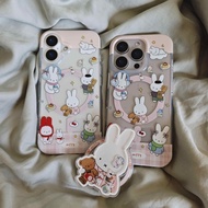 Cute Transparent Rabbit Cake Casing Redmi 15C 13x A5 14C 13C 13 14 4G 5G Pro Plus Note 8 9 10 9S 10S