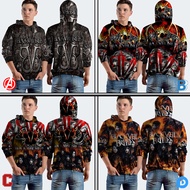 Black Veil Brides Hoodie Jumper Fullprint Pullover Hoodie Polyester Jersey Material | BVB-20309410