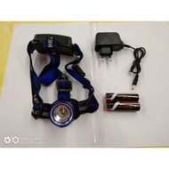 Rechargeable headlamp 24 T6 ZOOM with 2 x Bateri 18650