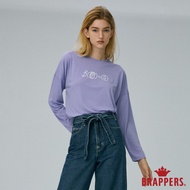 BRAPPERS Women's Smile Formula Print T-Shirt Light Purple T Shirt Woman