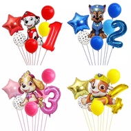 PAW PATROL BALLOON PACKAGE 80cm NUMBER Foil Balloon Number Balloon