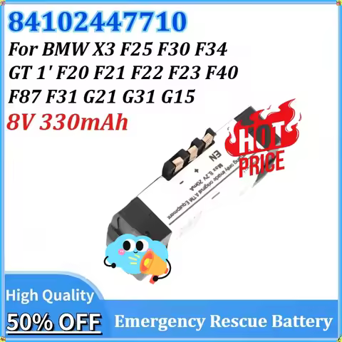 For BMW X3 F25 F30 F34 GT 1' F20 F21 F22 F23 F87 F31 G21 G31 G15 F40 New 84102447710 8V 330mAh 2.64W