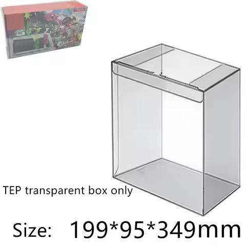 Transparent Box Protector For Switch Splatoon 2 Limited Edition/NS Collect Boxes TEP Storage Game Sh