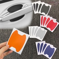 JWENTY Car Door Bowl Sticker Car Goods 4Pcs/Set Bowl Handle Protector Protective Film Door Handle Stickers Anti-Scratch Car Door Stickers