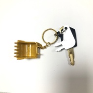 5P8500 8H-5306 Key with Bucket Key Chain for Caterpillar CAT Excavator Heavy Equipment Keychain Star