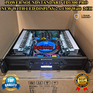 [TERMURAH] POWER SOUNDSTANDARD TD 1300 PRO TD1300 PRO NEW 2 x 1300 Watt 2Ch Class H Amplifier