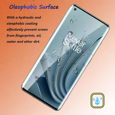 For OnePlus 10 Pro 2/4 pcs 3D 9H Curved Four Sides Glue Tempered Glass