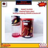 COD - PASTI HEMAT Paket dextro 87 dan nutribird uni 250 gr DEXTRO 87 MULTIVITAMIN MINUMAN PLECI DEXT