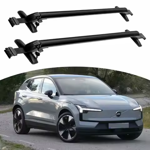 2PCS Crossbar Fits for Volvo EX30 2023-2025 Luggage Roof Rack Rails Aluminum Kayak Cross bars Lockab