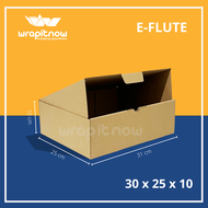 (20 Pcs) Box Eflute Die Cut 30x25x10 Box 30x20x7 Box 30x30x5 Box 30x22x12 Dus Sepatu Dus Packing Dus