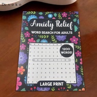[Cuticate1] Word Search for Adults, Large Print, All Levels, 1,200 Words, Fun Word Search Book, Sear