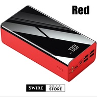 Large capacity power bank 150000 mAh mirror screen digital display portable power bank outdoor campi