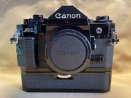 Canon A-1 Film SLR Camera & Power Winder.