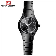 Jam Tangan Analog Wanita VAVAVOOM 2481 Stainless Steel Tahan Air Original