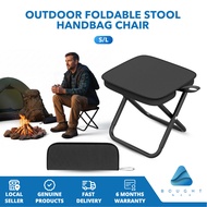 Outdoor Foldable Stool Compact Handbag Chair Portable for Fishing Camping Travel Picnic Hiking