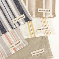 Linen Coaster & Napkin by mnw.curated (Serbet & Coaster Placemats Dining Placemats Linen Tablecloth/