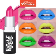 Fluorescent Matte Lipstick 6-Pack - Punk Green, Blue, Orange, Purple & Red Shades, Halloween Costume