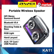 Awei KA11 Wireless Speaker RGB Outdoor Speaker 30W Power Heavy Bass Bluetooth Speaker Awei Speaker P