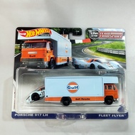 Hot Wheels Team Transport 41 Porsche 917 LH & Fleet Flyer
