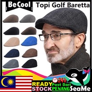 ⬛ SEA-ME ⬛【COOL】Fashion Beret Hat Breathable Cotton Caps Hats/ Topi Pelukis Topi Golf Baretta Topi P