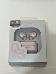 全新- AVIOT TE-Q3 粉紅色無線耳機