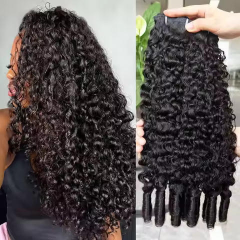 15A Burmese Curly Human Hair Bundles Virgin Hair Burmese Vietnamese Raw Human Hair Extensions 3C4A S