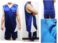 "必成體育" 斯伯丁SPB7101N/7201N 單面籃球衣 (上衣+褲) 深藍/白色 台灣製 特價1200