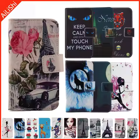 Fundas Flip Book Protect Leather Cover Shell Wallet Etui Skin Case For Homtom S99 S16 C2 S17 HT26 S7