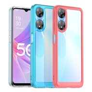 For OPPO A78 5G Transparent Acrylic Shockproof Protective Phone Cover Case
