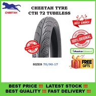 TAYAR CHEETAH CTH72 -*MAXXIS DIAMOND* 70/90-17 80/90-17 90/80-17 120/70-17 140/70-17 TUBELESS TYRE