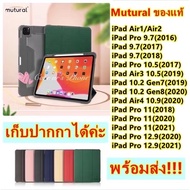 Ipad Air5 10.9(2022)/A ir4 10.9/ipad 10.2 Gen9 Gen8 Gen7/ipad pro 11(2018)(2020)(2021)/Air3 10.5/pro 10.5/pro 12.9/ipad 9.7(2017)(2018)/Air1/Air2 /ipad mini6  Mutural PU Leather TPU Case With Pencil Holder กันกระแทกอย่างดี