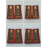MERAH Cirebon Regency Civil Servant Ranks, Grade 4a, 4b, 4c, 4d, Red Trim