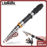 LIZMON Carbon Fiber Sea Pole 1.0m 1.2m 1.5m 1.7m 1.9m 2.1m 2. Spinning Pen Pole