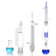 Snake-shaped fat extractor Soxhlet extractor glass complete set 60/150/250/500/1000ml laboratory ext
