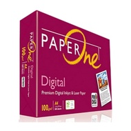 PaperOne Digital A4 彩印紙 彩印專業 影印紙 100P 100磅 4包 /箱 (紅包)