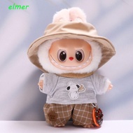 ELMER Sitting  Time Cloth, Dress Up Donut Pendant  Doll's Cloth Set, Brown Pants Cooking Dog Handmad