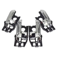 yolandd -สำหรับ Kia Sportage 2.0L 2.7L 2005-2010ด้านในที่จับประตูตกแต่งภายในโครเมียมด้านหน้าซ้ายขวา4
