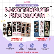 PHOTOBOOTH/PHOTOSTRIP TEMPLATE PACKAGE FOR PHOTOBOOTH BUSINESS (CUSTOMIZED) photobooth album