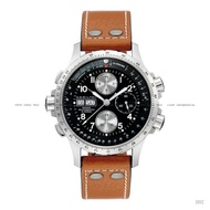 HAMILTON H77616533 Men's Watch Khaki Aviation X-Wind Automatic Chrono 44mm leather black brown *Orig