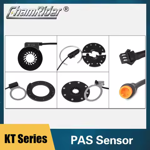 ChamRider-KT PAS Pedal Assist Sensor Waterproof Connector Dual Hall Sensors12 Signals, V12L, D12L BZ