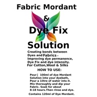 FABRIC MORDANT AND DYE FIXATIVE/120ML