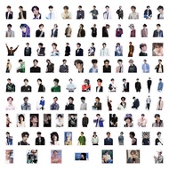 60-102pcs Chinese Drama Actors Dylan Wang Hedi Wang Yibo Photo Stickers Jay Chou Karry Wang Junkai T