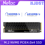 NJDST Netac NVME SSD 512GB 1T 2T 4T M2 NVMe 7400MB/s PCIe4.0 M2 SSD Internal Solid State Disk Heatsink for PS5 Desktop Laptop NV7000-T GEATR
