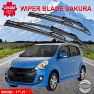 WIPER KACA DEPAN SIRION WIPER MOBIL SAKURA