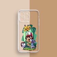 Sato.shi iphone case catches poke.mon with Pi.kachu 6/6P/7/7 P/8/8P/X/XSMAX 11 12 13 14 plus prm u75