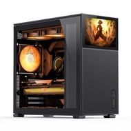 JONSBO D41 MESH SCREEN Black ATX M-ATX Computer Case – 360mm Water Cooling, 8 LCD SCREEN Included"