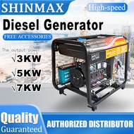 Generator for home Diesel Generator Small household generator 3/5//7GFCL