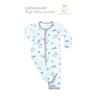 Baa Baa Sheepz Romper Blue Small Star & Sheepz/Goodnight