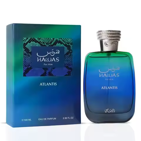 Rasasi Hawas Atlantis Men’s EDP Spray 3.38oz Ocean Scent Perfume