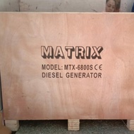 terbatas genset diesel silent 5000 watt / generator solar matrix super